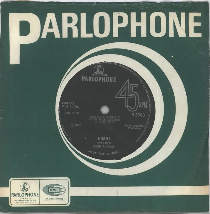 Deep Purple Hush! – Solid UK 7 ” vinyl