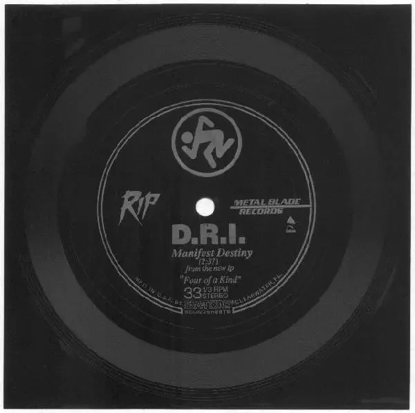 Dirty Rotten Imbeciles – Manifest Destiny (Flexi, 6″, S/Sided) (Very Good (VG))