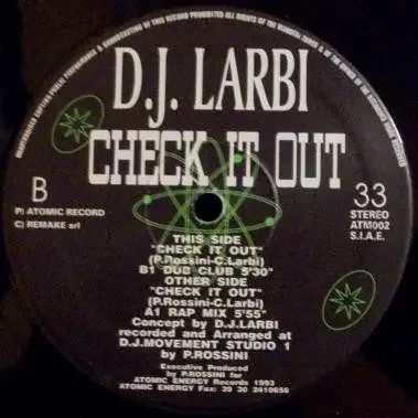 DJ Larbi – Check It Out (12″) (Very Good Plus (VG+))