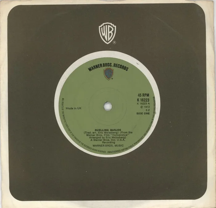 Eric Weissberg & Steve Mandell Duelling Banjos – 1st – Solid UK 7 ” vinyl