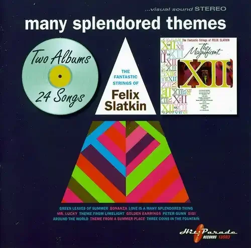 Felix Slatkin Many Splendored Themes – COMPACT DISCS