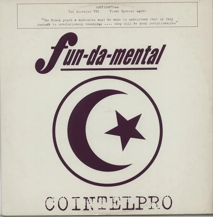 Fun-Da-Mental Cointelpro UK Promo 12 ” vinyl