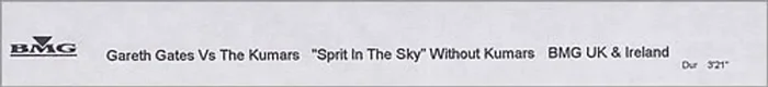 Gareth Gates Spirit In The Sky – Without Kumars UK Promo Video
