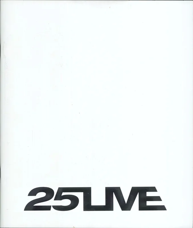 George Michael 25Live Tour Programme – Final Leg UK Tour programme