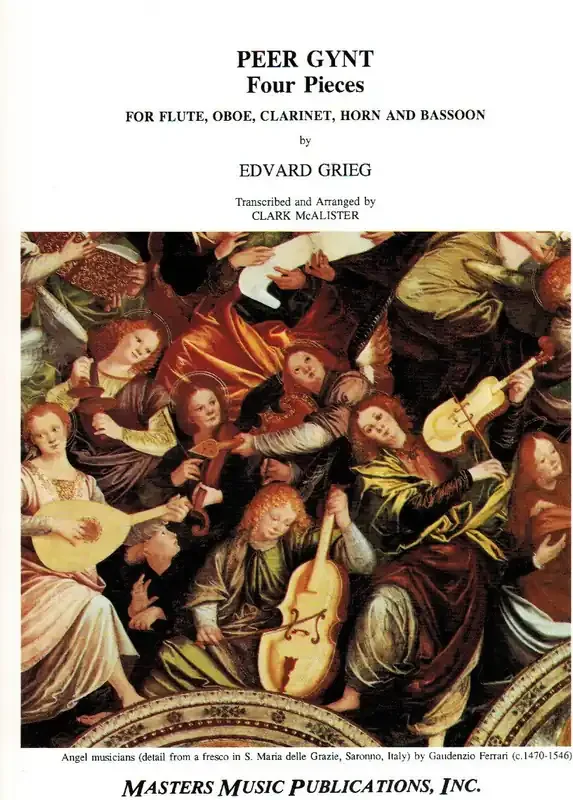 Grieg, Edvard % Four Pieces from Peer Gynt (score & parts) – WW5