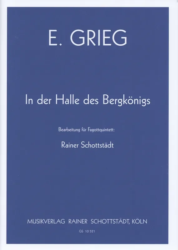 Grieg, Edvard % In the Hall of the Mountain King (score & parts) – 4BSN/CBSN
