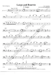 Handel, Georg Friedrich % Largo & Bouree – BSN/PN