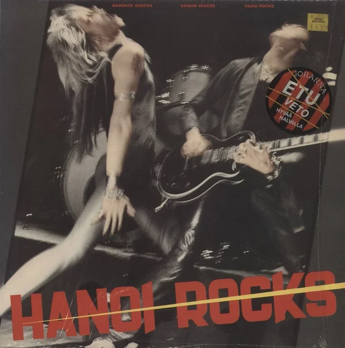 Hanoi Rocks Bangkok Shocks, Saigon Shakes Finnish Vinyl LP