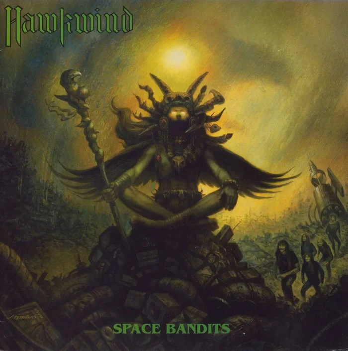 Hawkwind Space Bandits – EX UK Vinyl LP