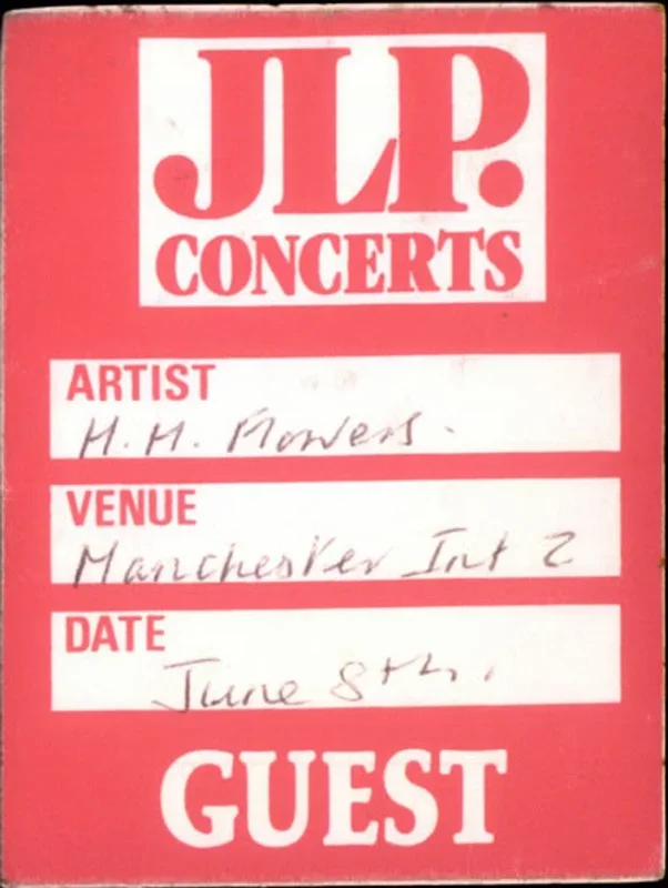 Hothouse Flowers Manchester Internatioal UK Tour pass