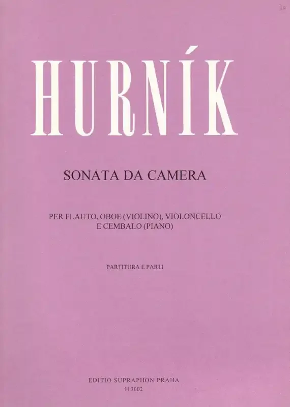 Hurnik, Ilja % Sonata da Camera – FL/OB/CEL/PN