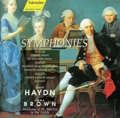 Iona Brown Symphonies 44 45 & 49 – COMPACT DISCS