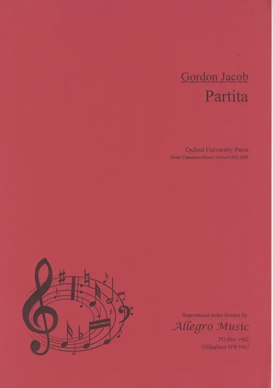 Jacob, Gordon % Partita – SOLO BSN