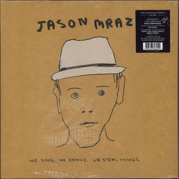 Jason Mraz We Sing. We Dance. We Steal Things. – Sealed UK 3-LP vinyl set
