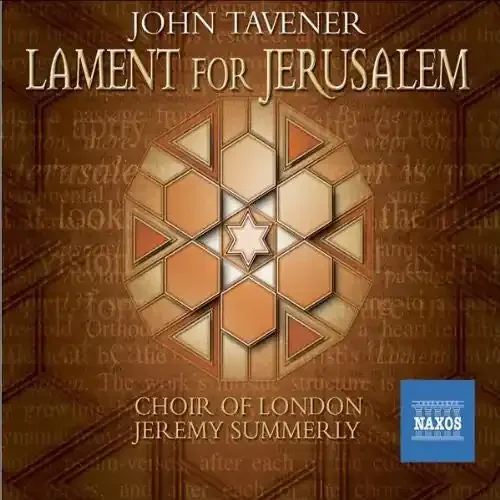 Jeremy Summerly Lament for Jerusalem – COMPACT DISCS