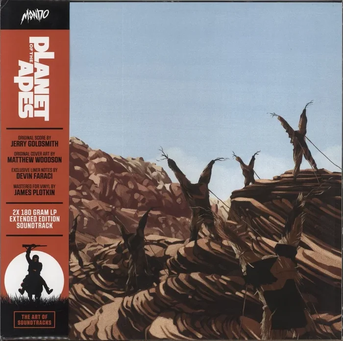 Jerry Goldsmith Planet Of The Apes – 180gm Yellow & Black Split Vinyl US 2-LP vinyl set