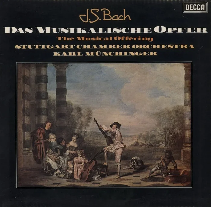 Johann Sebastian Bach Das Musikalische Opfer UK Vinyl LP