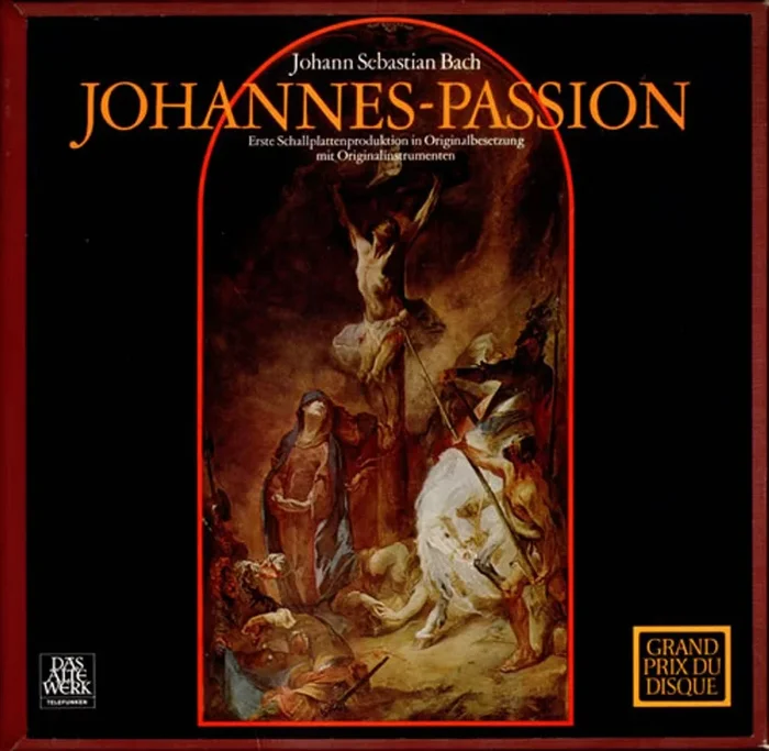 Johann Sebastian Bach Johnannes-Passion, BWV.245 German 3-LP vinyl set