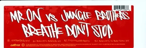 Jungle Brothers Breathe Don‘t Stop – 12-INCH SINGLE