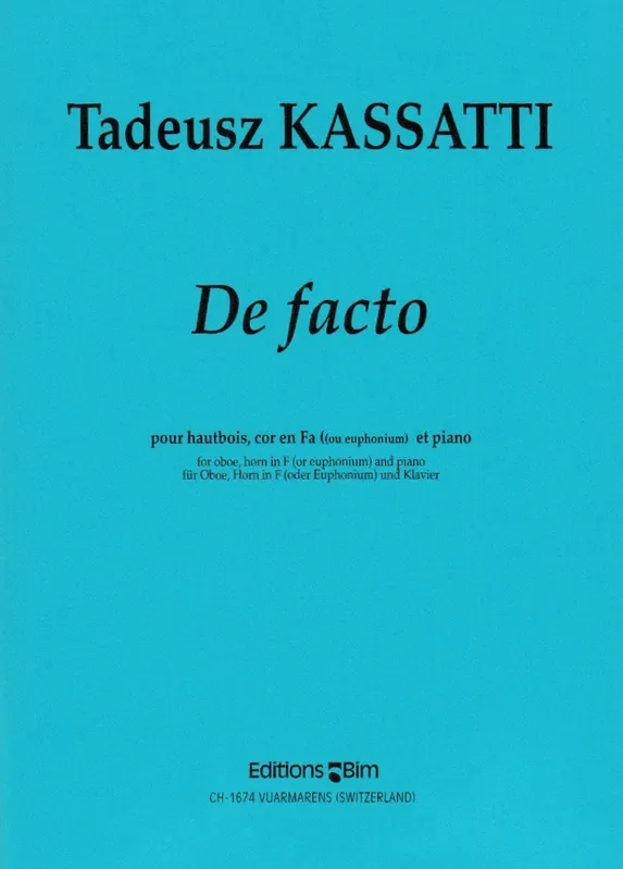Kassatti, Tadeusz % De Facto – OB/HN/PN