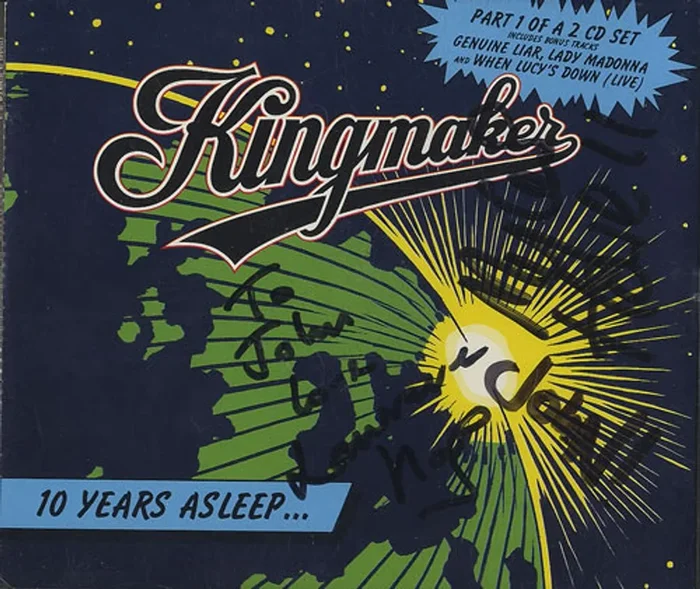 Kingmaker 10 Years Asleep – Part 1 & 2 – Autographed UK CD single