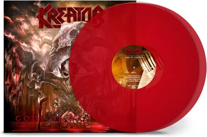 Kreator Gods Of Violence – Transparent Red Vinyl – Sealed UK 2-LP vinyl set