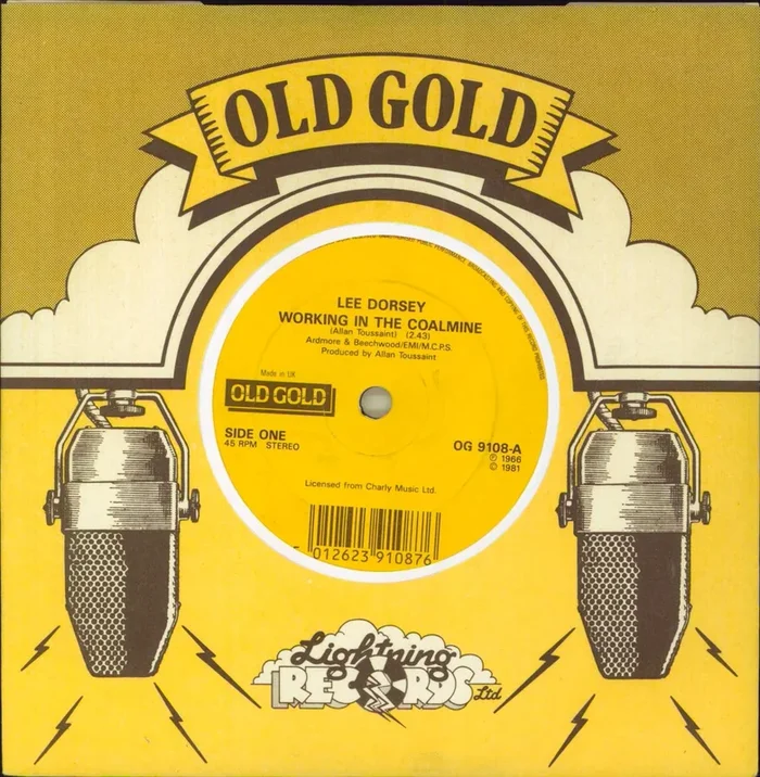 Lee Dorsey Working In A Coalmine UK 7 ” vinyl