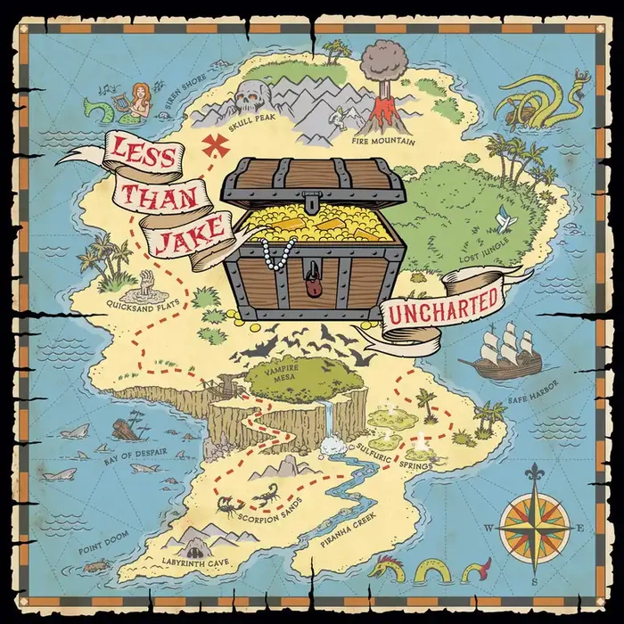 Less Than Jake – Uncharted [LP Sapphire marble]
