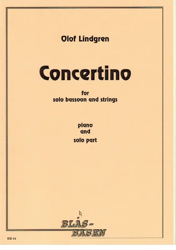 Lindgren, Olof % Concertino – BSN/PN