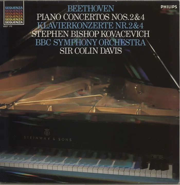 Ludwig Van Beethoven Piano Concertos No. 2 & 4 Dutch Vinyl LP
