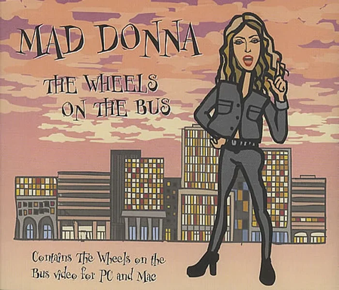Mad Donna The Wheels On The Bus UK CD single