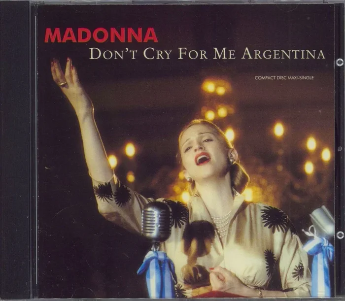 Madonna Don’t Cry For Me Argentina Canadian CD single