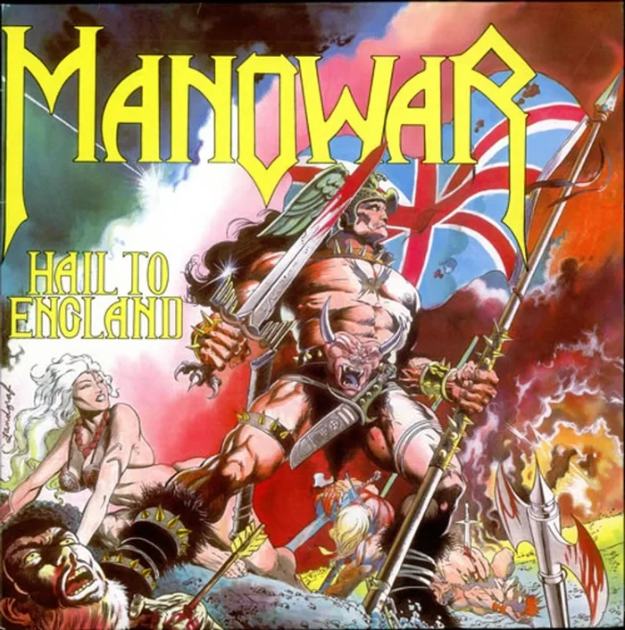 Manowar Hail To England UK Vinyl LP