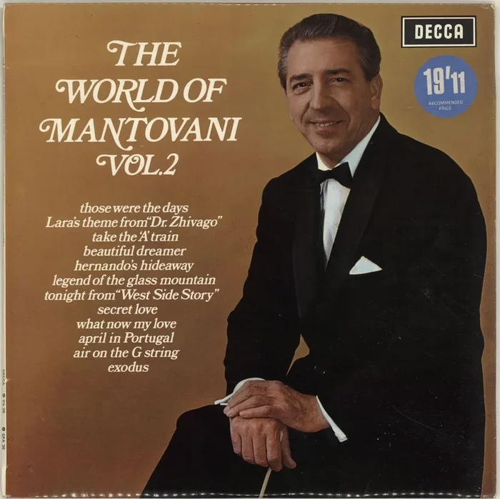Mantovani The World Of Mantovani Vol. 2 UK Vinyl LP