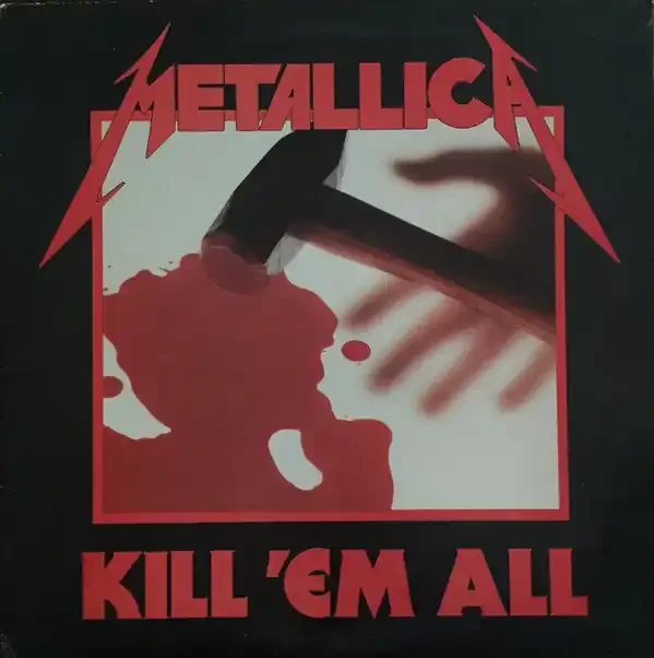 Metallica – Kill ‘Em All (LP, Album, RP, 2nd) (Good Plus (G+))