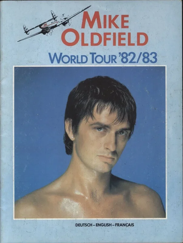 Mike Oldfield World Tour ’82/83 + Ticket Stub UK Tour programme