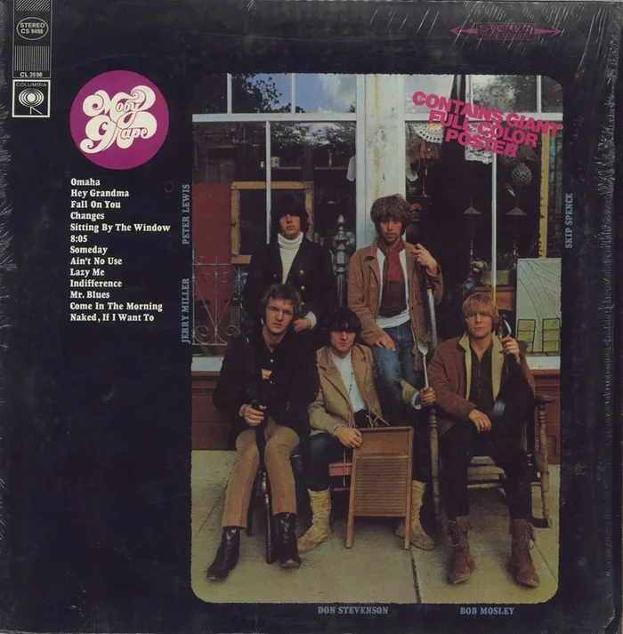 Moby Grape Moby Grape – 2nd + Poster US Vinyl LP