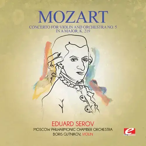 Mozart Concerto for Violin & Orchestra No. 5 in a Major K – COMPACT DISCS