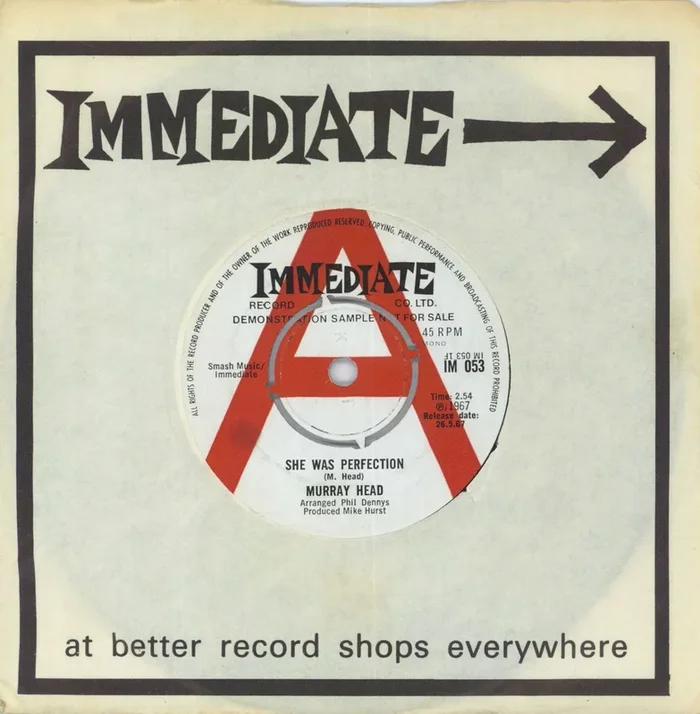 Murray Head She Was Perfection – A-Label UK 7 ” vinyl