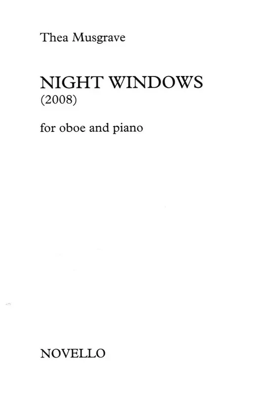Musgrave, Thea % Night Windows (2008) – OB/PN