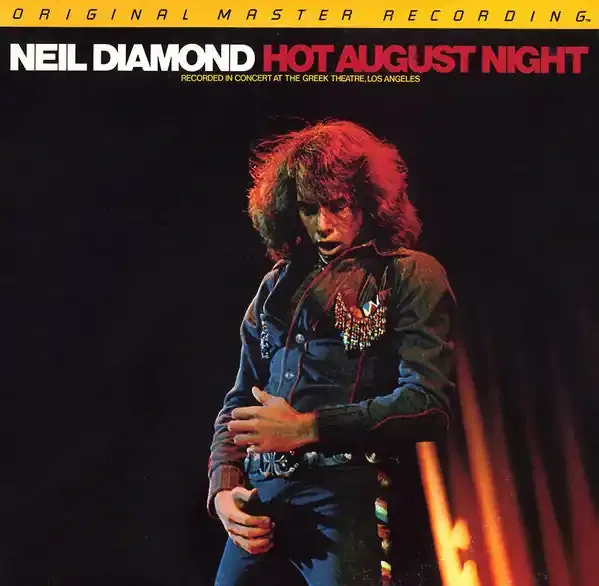 Neil Diamond – Hot August Night (2xLP, Album, Ltd, RE, RM, Gat) (Very Good (VG))