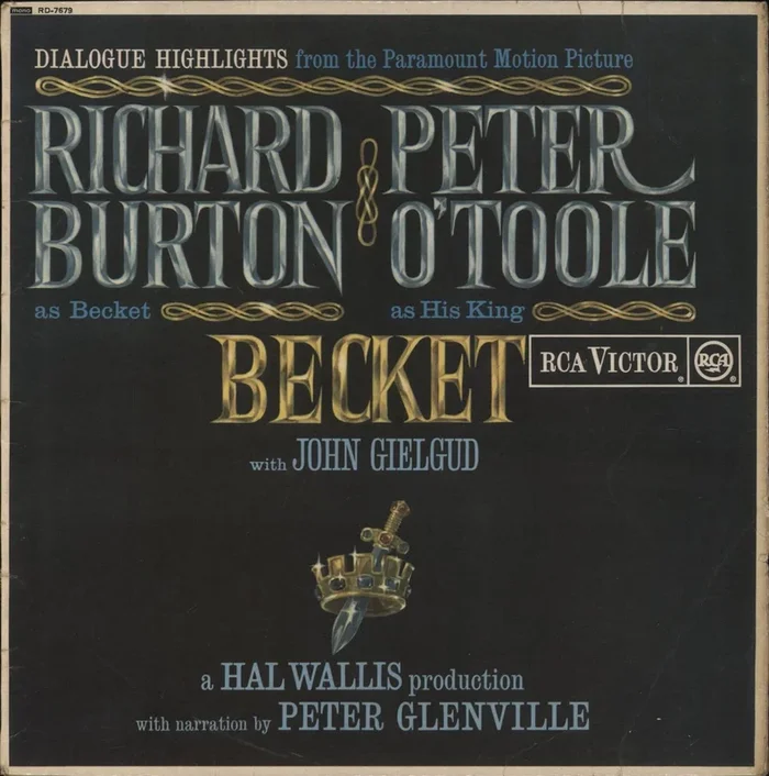 Original Soundtrack Becket UK Vinyl LP