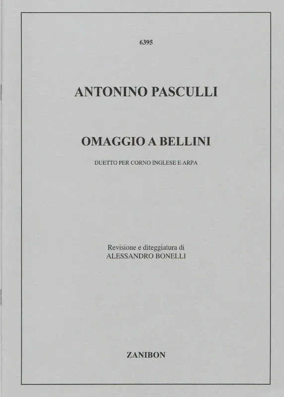 Pasculli, Antonio % Omaggio a Bellini – EH/HARP