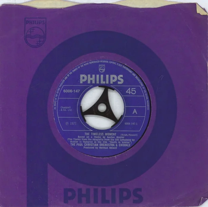 Paul Christian The Timeless Moment UK 7 ” vinyl