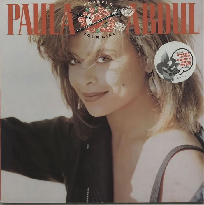 Paula Abdul Forever Your Girl – stickered UK Vinyl LP