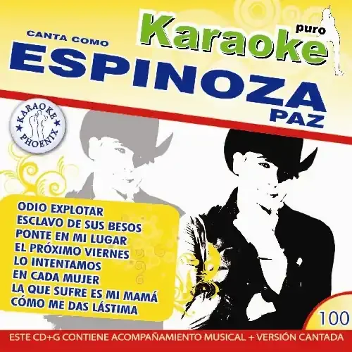 Paz Espinoza Karaoke – Espinoza Paz – COMPACT DISCS