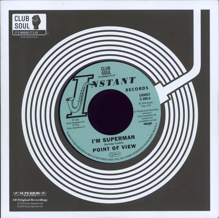 Point Of View I’m Superman UK 7 ” vinyl