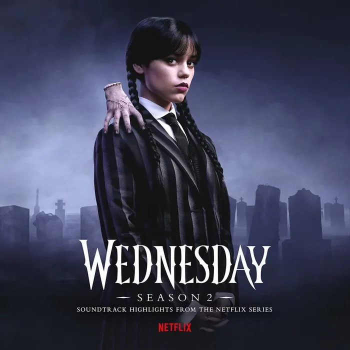 Pre-Order Addams, Wednesday / Nevermore Academy Orchestra – Wednesday Season 2 (Original Soundtrack From the Netflix Series) [LP]