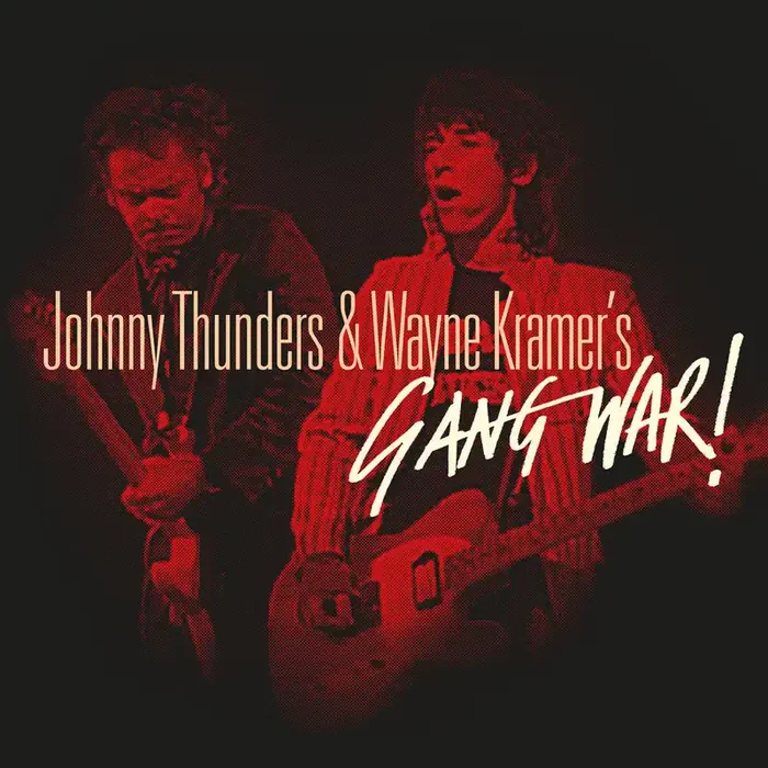 Pre-Order Johnny Thunders / Kramer,Wayne – Gang War (Blk) [Clear Vinyl] (Red) (Spla)