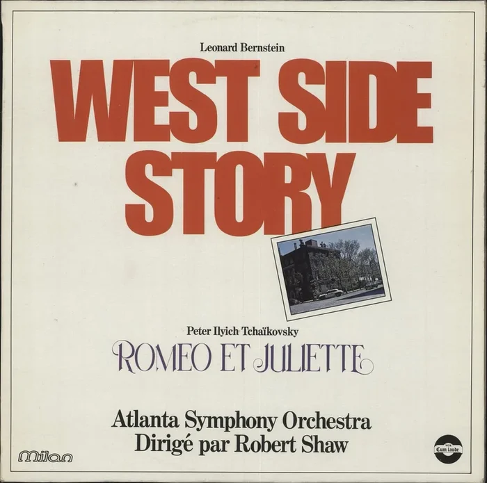 Pyotr Ilyich Tchaikovsky West Side Story/ Romeo And Juliet French Vinyl LP